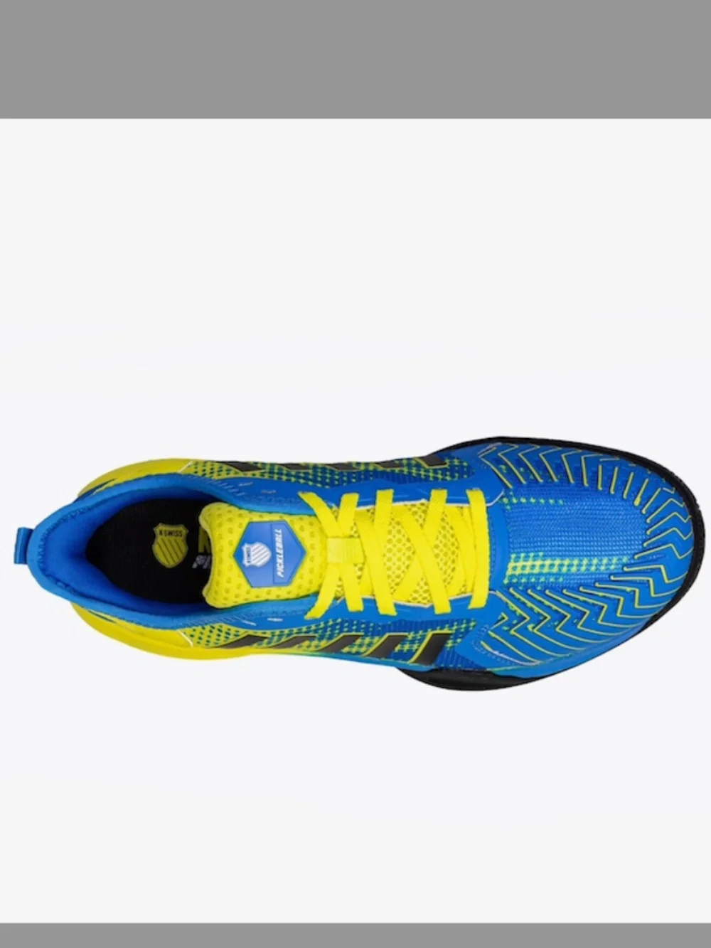 BRAND NEW K-Swiss Pickleball Blue + Yellow Sneakers in Size 10.5